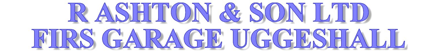 R Ashton & Son Ltd, Firs Garage Uggeshall
